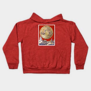 Frank R. Paul. Red Sky At Dawn, Sailor Begone Kids Hoodie